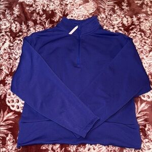 ATHLETA 1/4 Sea Soft Popover size large WOMENS